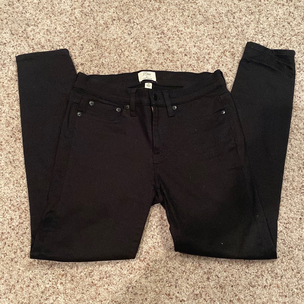 Jcrew Black Toothpick Denim